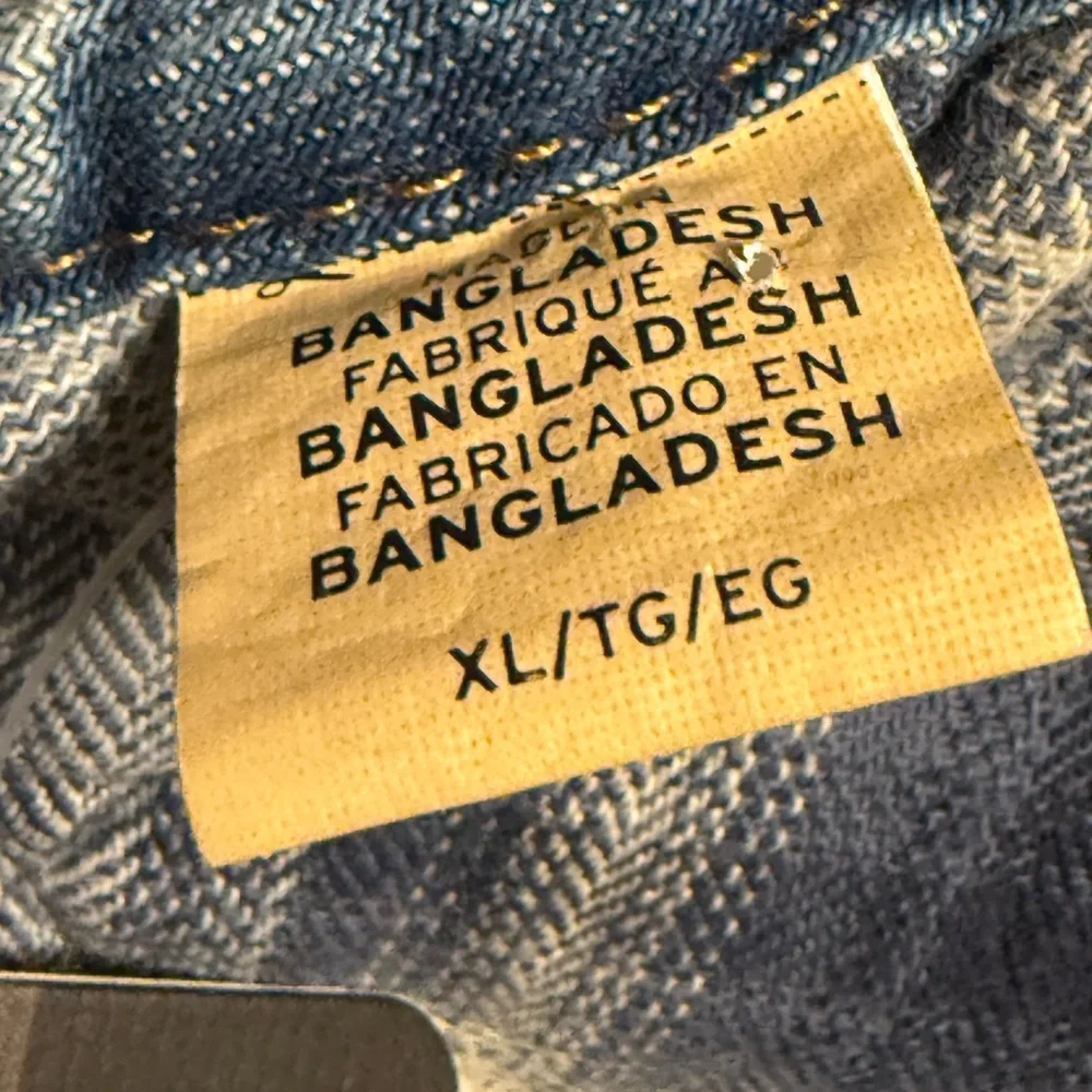 Levi's Light Blue Quilted Denim Jacket - Picture 6 of 7